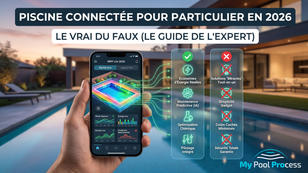 Piscine connectée - le vraix du faux